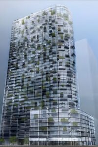 Pershing Luxury Beach Residence Tower, Hessyan First: project render