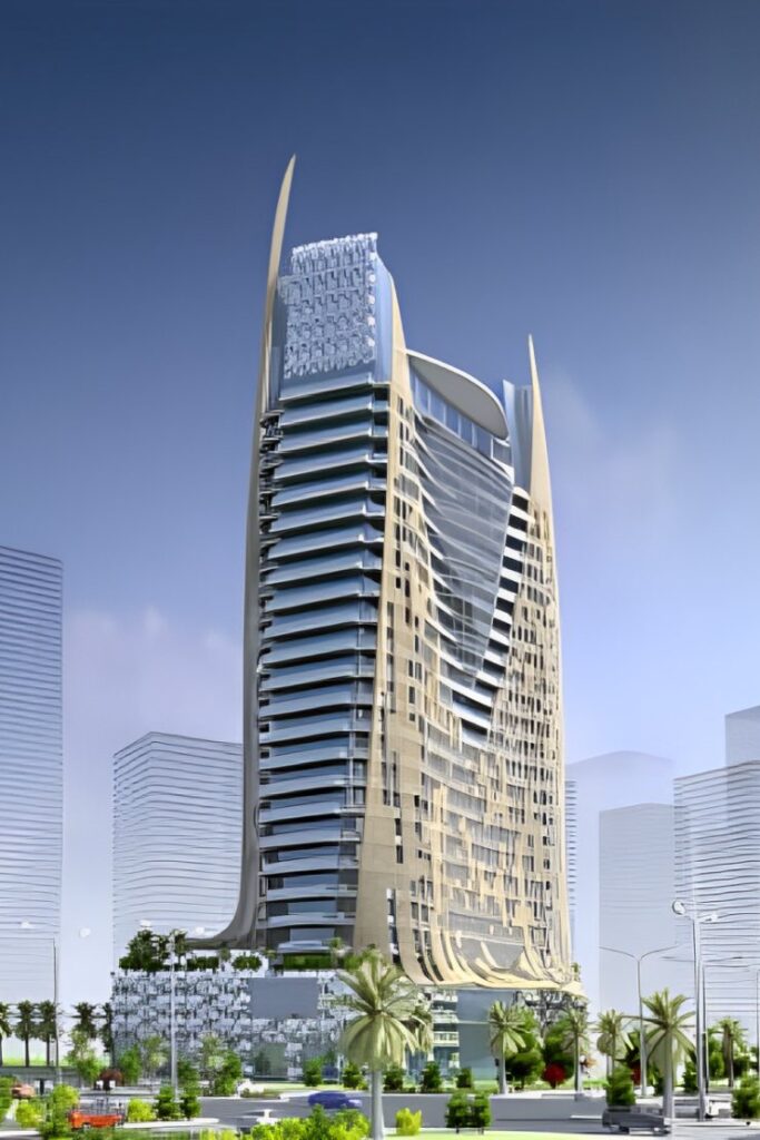 Azizi Platine, Palm Jabal Ali: project render