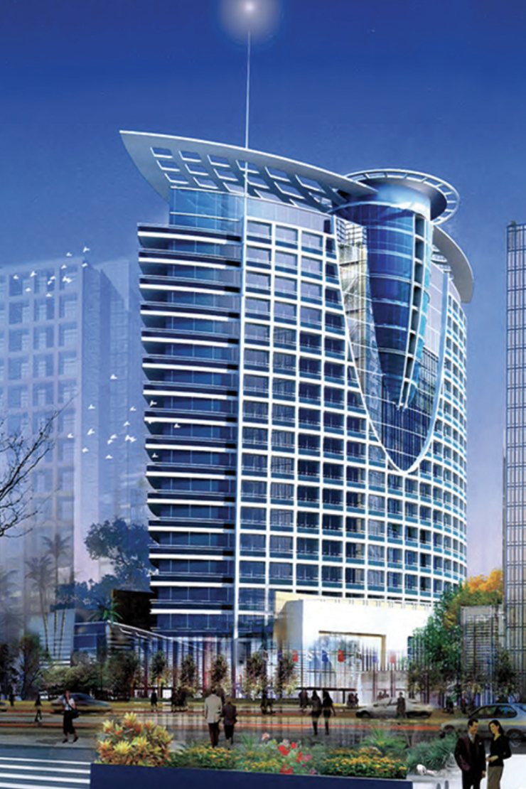 Blue Moon Tower, Palm Jabal Ali: project render