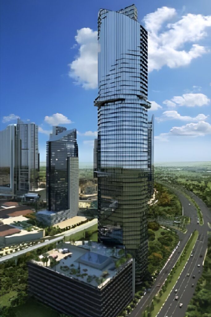 Octagon Tower, Wadi Al Safa 4: project render