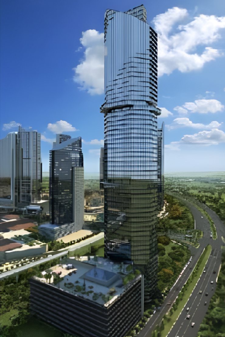 Octagon Tower, Wadi Al Safa 4: project render