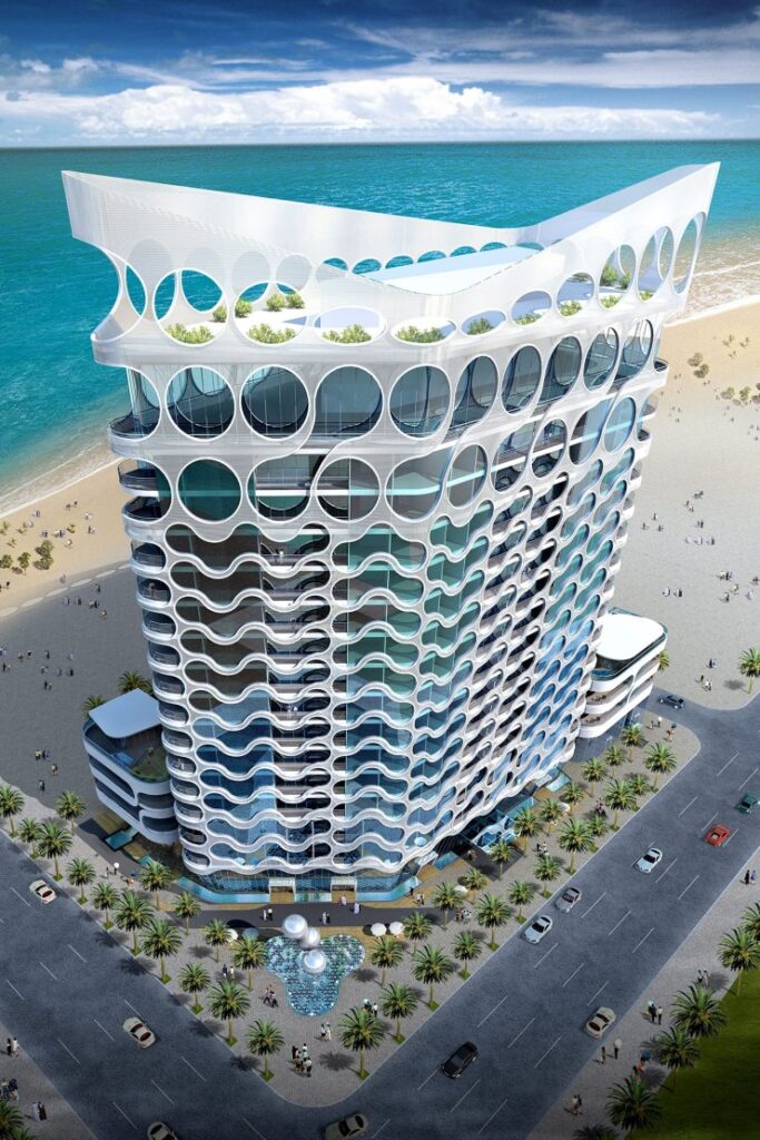 Pixel Tower, Hessyan First: project render