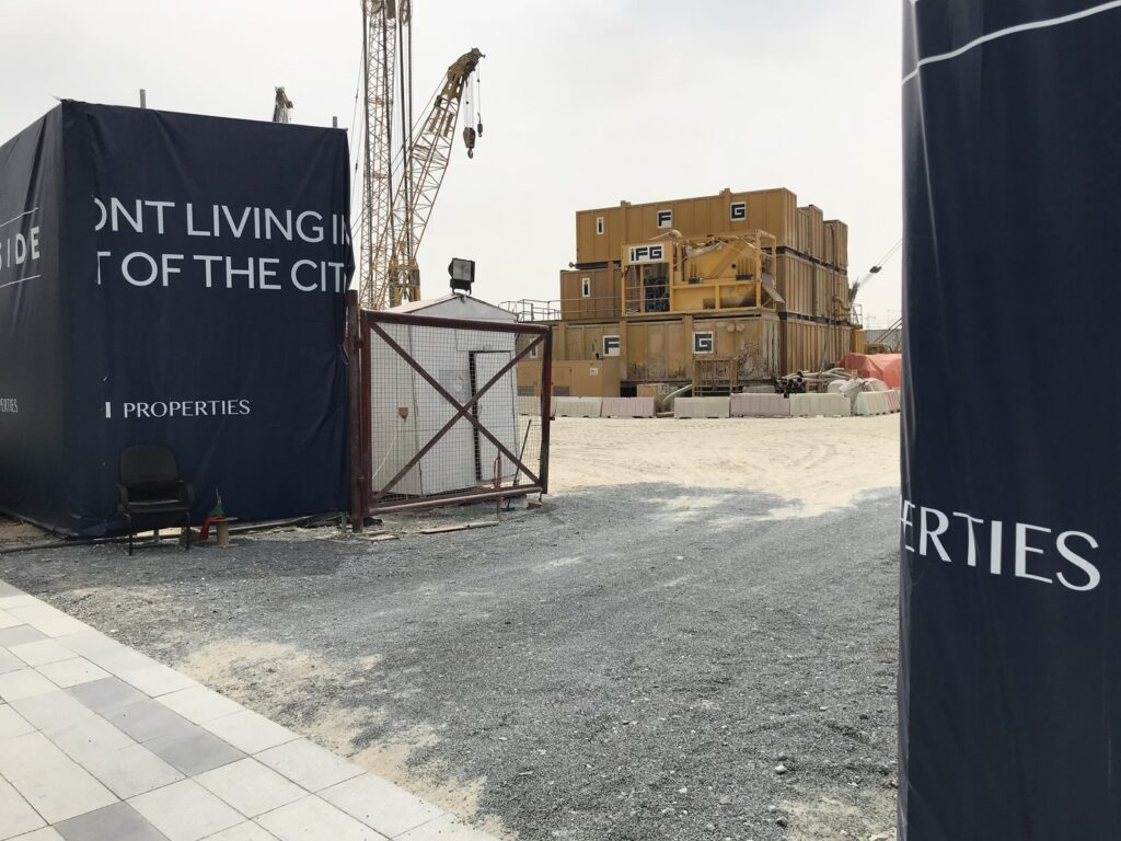Marasi Riverside, Business Bay: Dubai Land Department inspection photo, August 2018