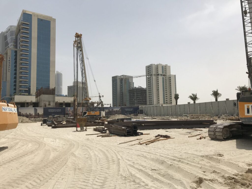 Marasi Riverside, Business Bay: Dubai Land Department inspection photo, August 2018