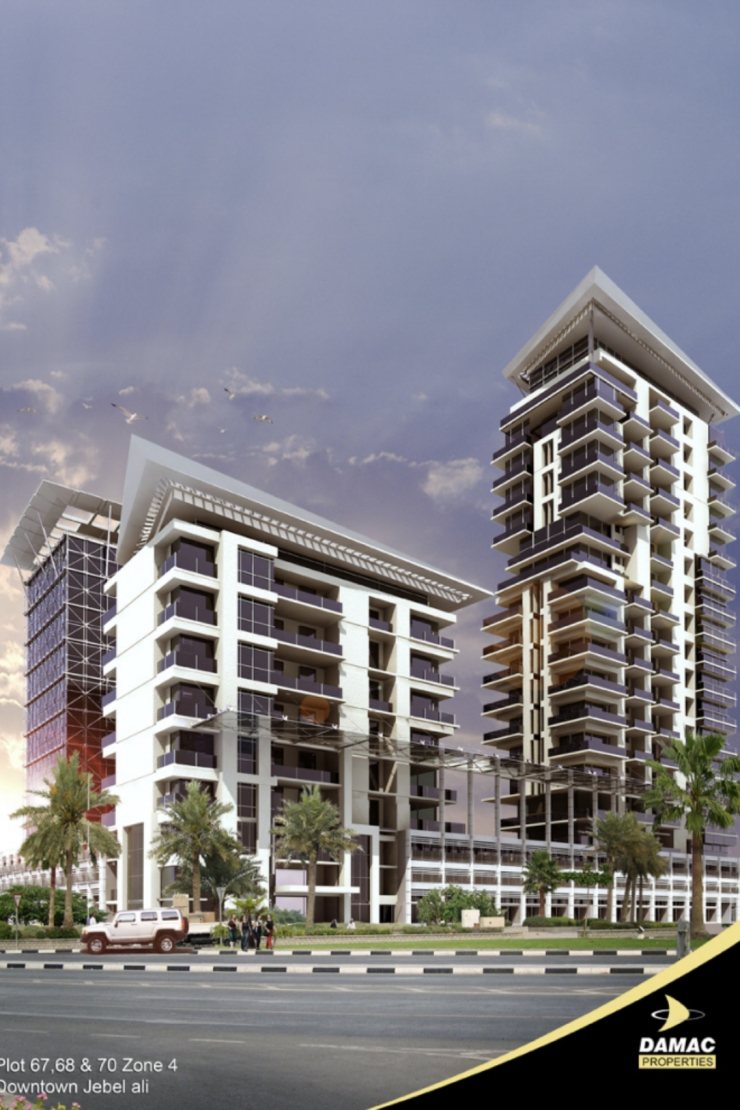 Business Place & Park Side, Jabal Ali Industrial Third: project render