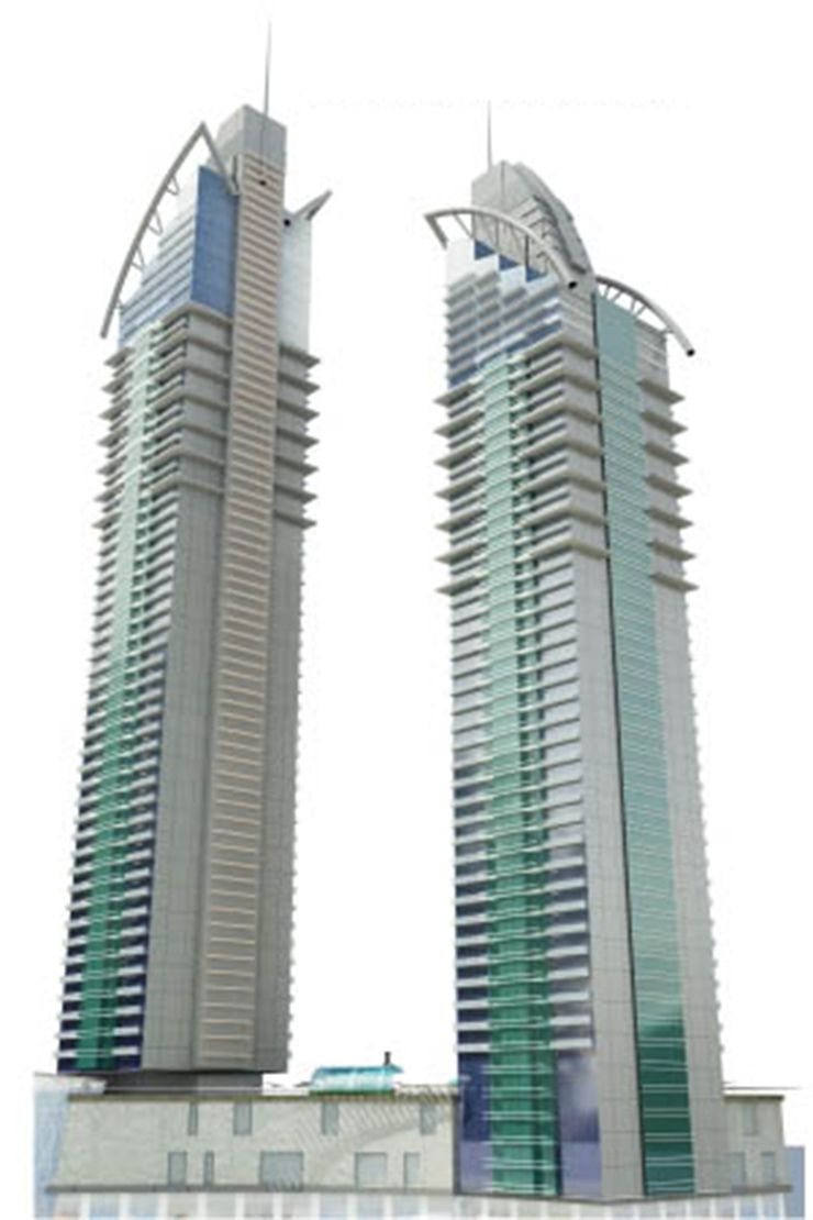 Maimoon Twin Towers, Jumeirah Village Circle (JVC): project render