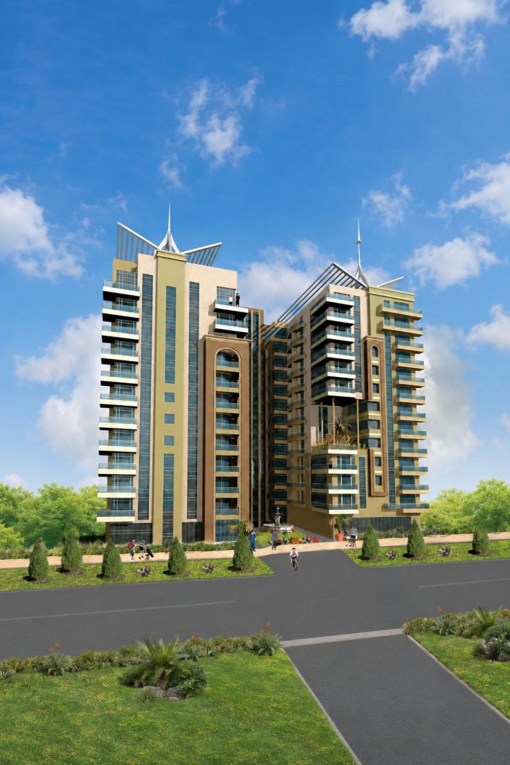 Dunes Residence, Al Hebiah Fourth: project render