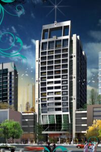 World Wide Tower, Jabal Ali Industrial Third: project render