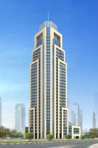 West End Tower, Al Barsha South Fifth: project render