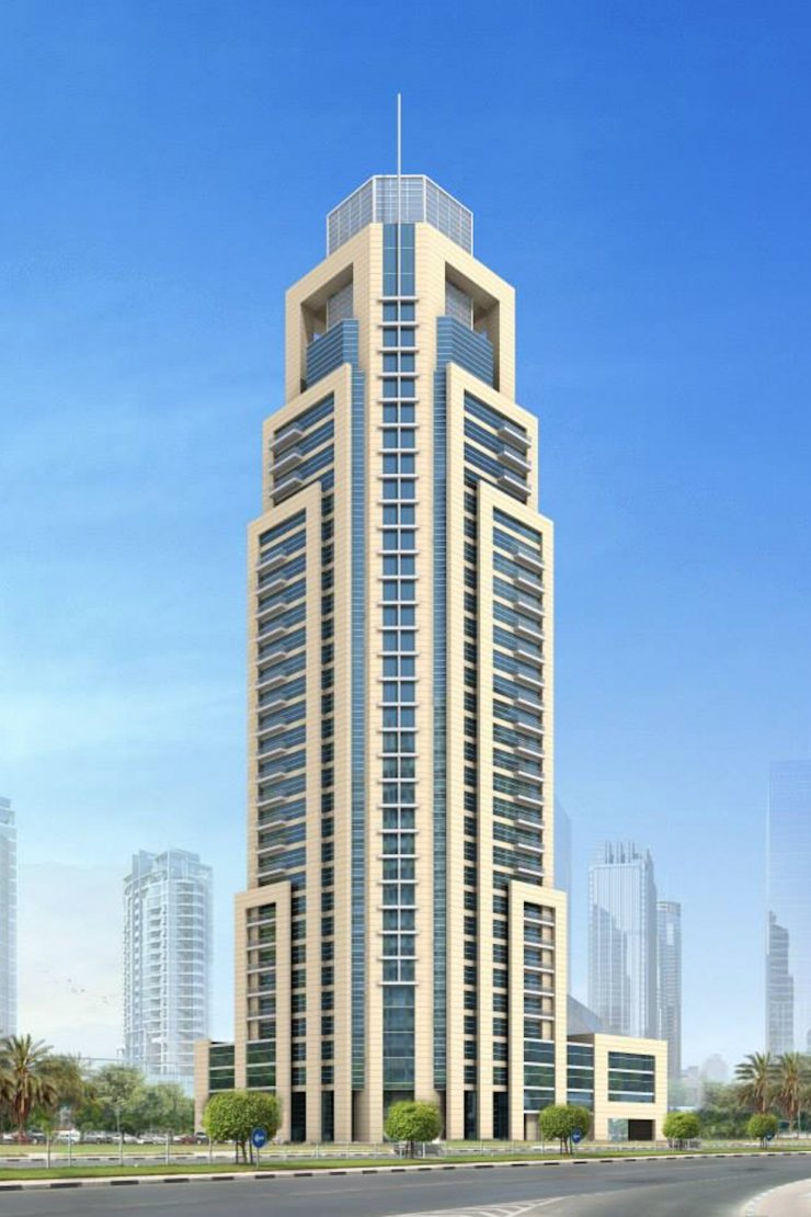 West End Tower, Al Barsha South Fifth: project render