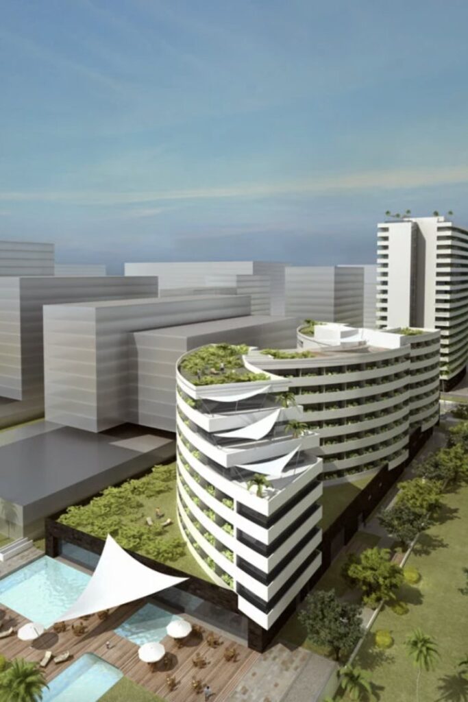 The K Hotel, Hessyan Second: project render