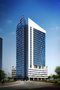 North Gate Business Tower, Jabal Ali Industrial Second: project render