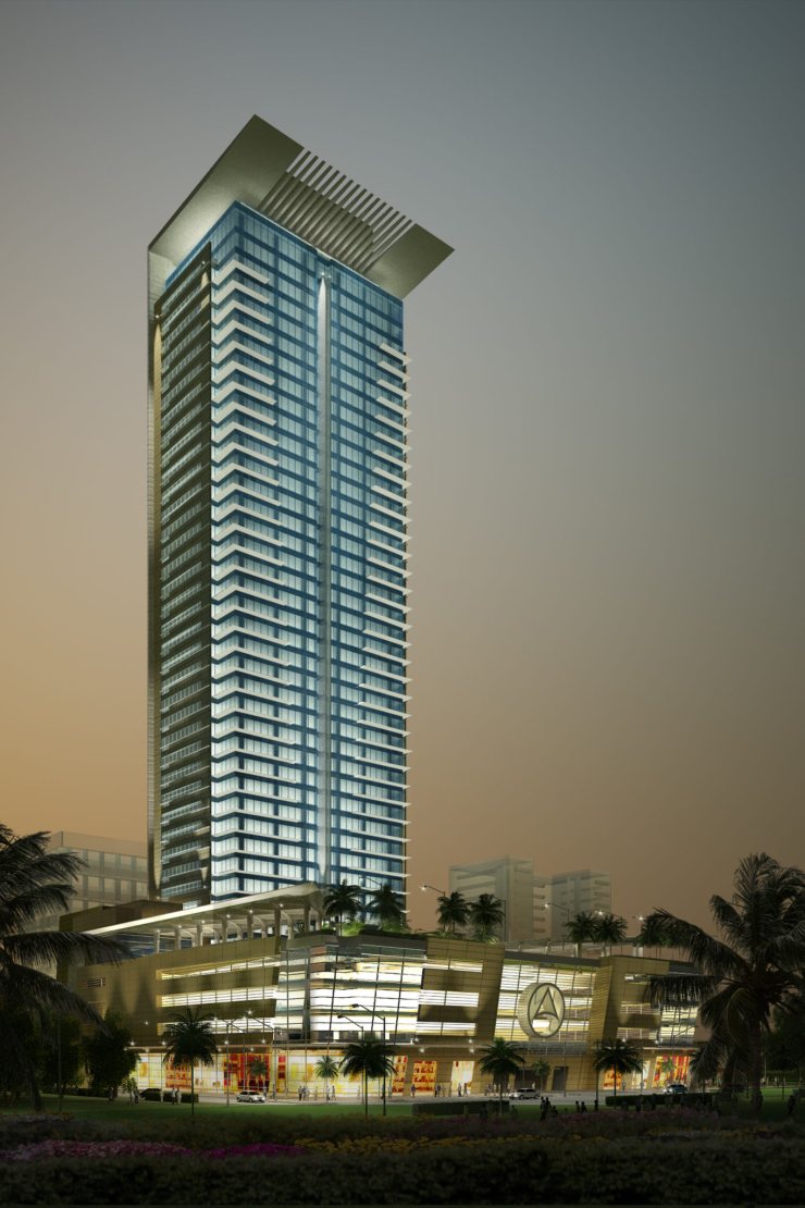 Burj Al Fara'A, Jumeirah Village Circle (JVC): project render