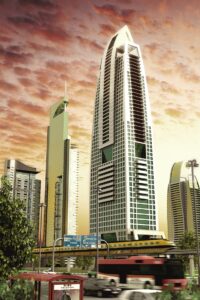 Metro Tower, Wadi Al Safa 4: project render